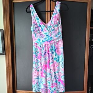Lilly Pulitzer Short Sloane dress in  Tiki Gypsea Pink
